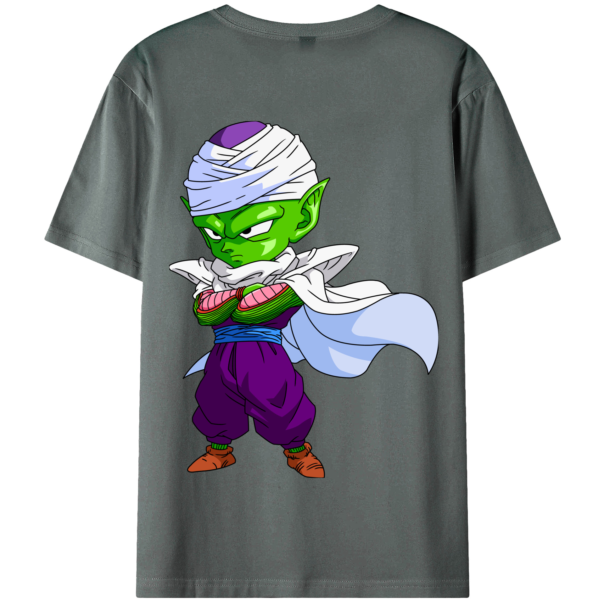 （画像用） ドラゴンボール ピッコロ DRAGON BALL Piccolo 綿100％半袖Tシャツ（背面プリント）